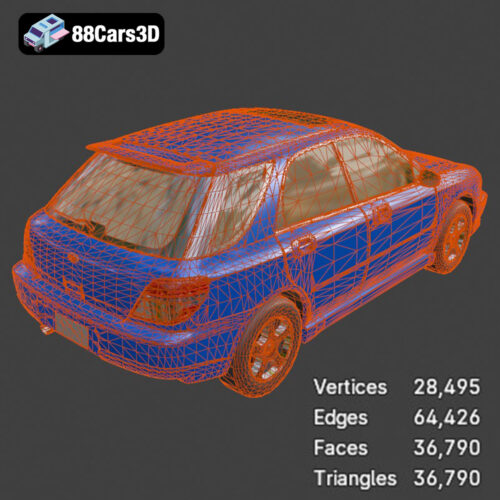 Subaru Impreza Sport Wagon 3D Model