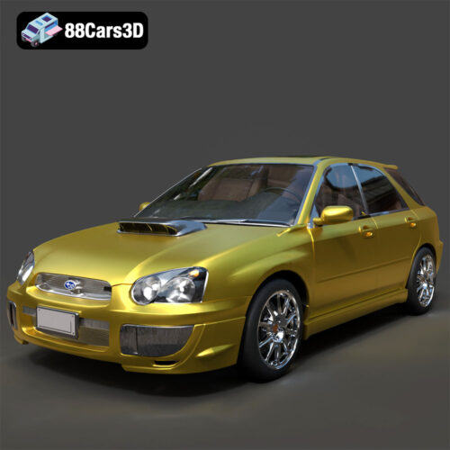 Subaru Impreza Sport Wagon 2003 3D Model - Main Image Subaru Impreza Sport Wagon 2003 3D Model