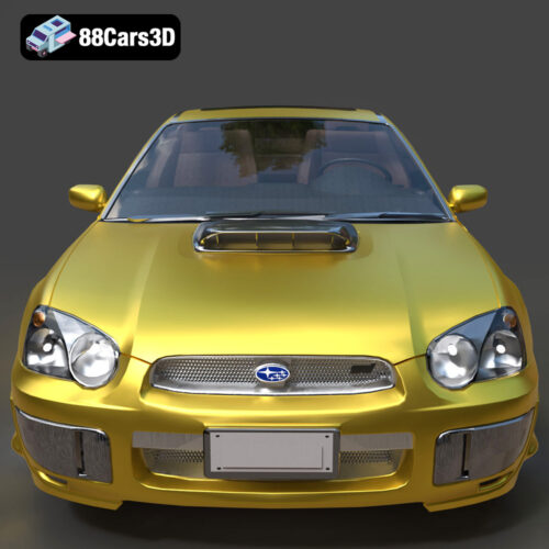 Subaru Impreza Sport Wagon 2003 3D Model - Gallery Image 7 Subaru Impreza Sport Wagon 2003 3D Model