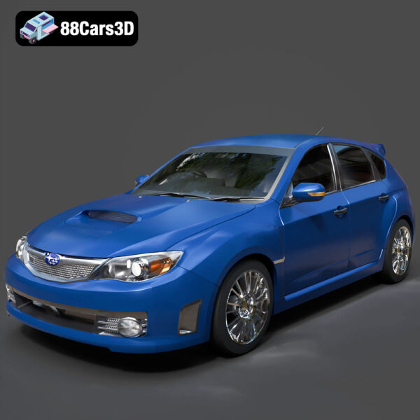 Subaru Impreza WRX STi-002 3D Model