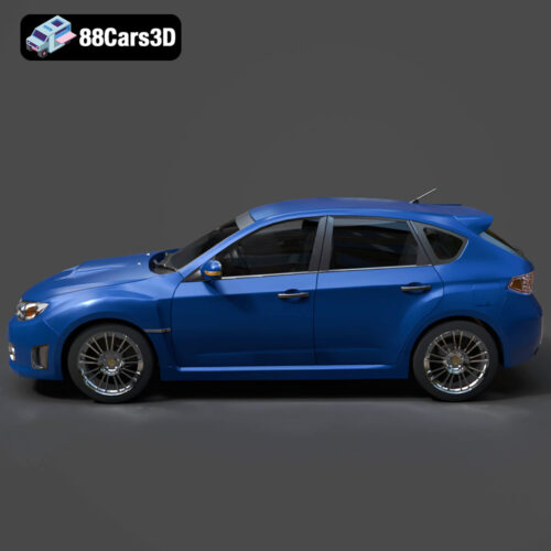 Subaru Impreza WRX STi-002 3D Model