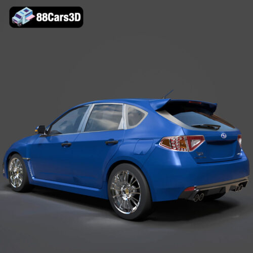 Subaru Impreza WRX STi-002 3D Model