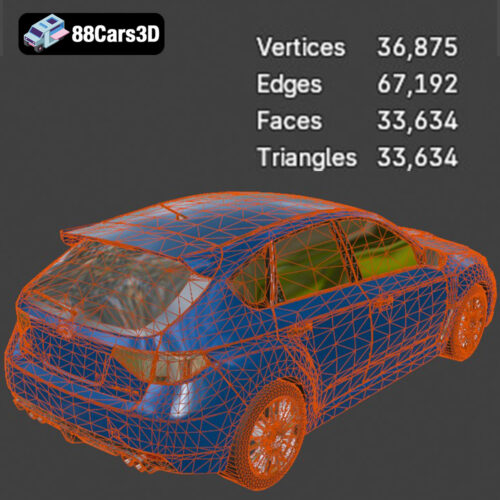 Subaru Impreza WRX STi-002 3D Model