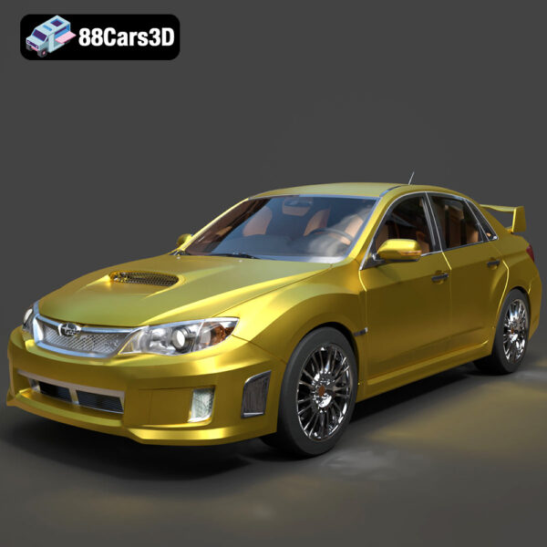 Subaru Impreza WRX STi Sedan 3D Model