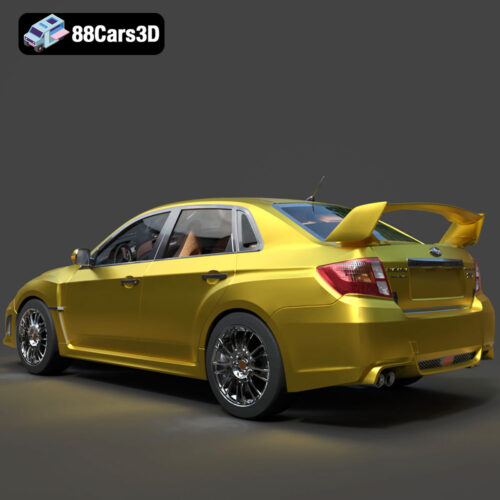 Subaru Impreza WRX STi Sedan 3D Model