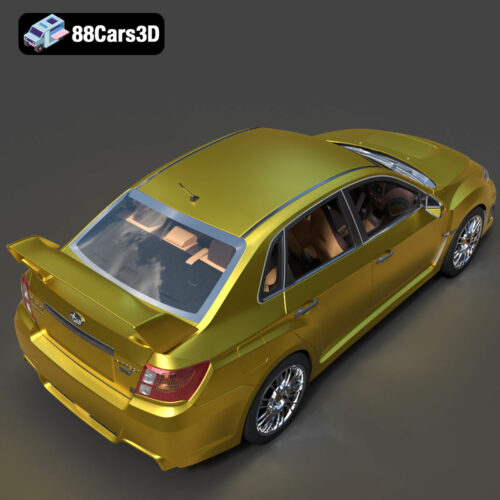 Subaru Impreza WRX STi Sedan 3D Model