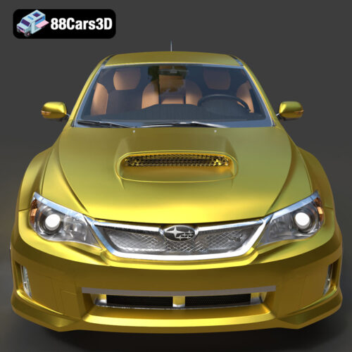 Subaru Impreza WRX STi Sedan 3D Model