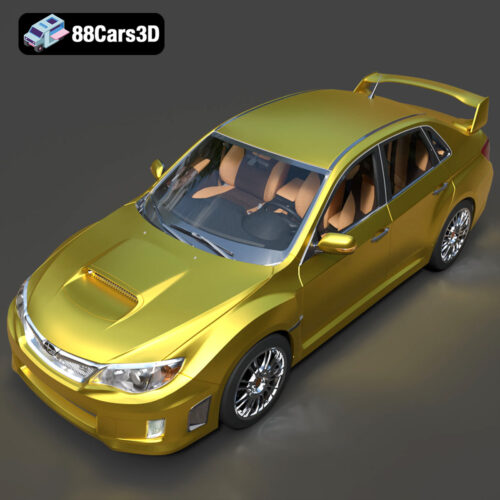 Subaru Impreza WRX STi Sedan 3D Model