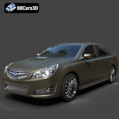 Subaru Legacy 2009 3D Model