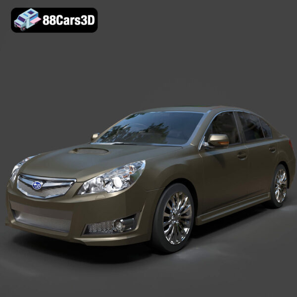 Subaru Legacy 2009 3D Model