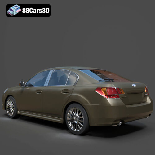 Subaru Legacy 2009 3D Model