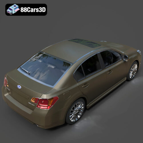 Subaru Legacy 2009 3D Model