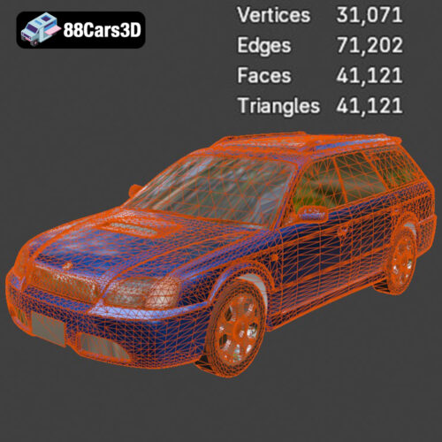 Subaru Legacy Touring Wagon 3D Model - Gallery Image 7 Subaru Legacy Touring Wagon 3D Model