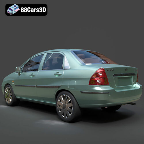 Suzuki Liana Sedan 2004 3D Model