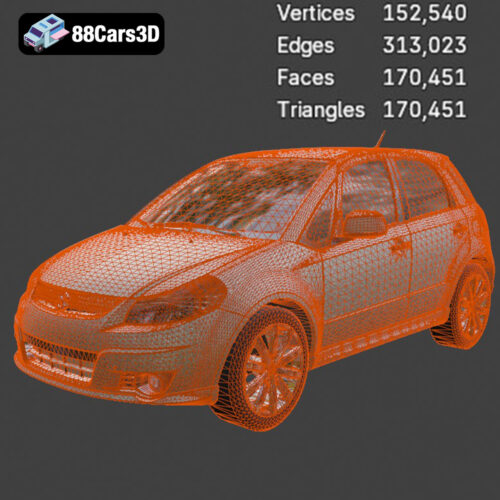 Suzuki SX4-002 3D Model