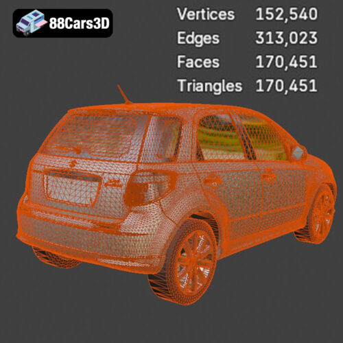 Suzuki SX4-002 3D Model