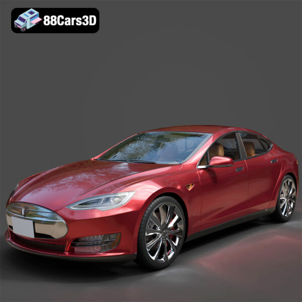 Tesla Model S 2024 3D Model