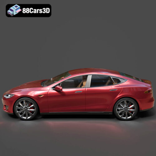 Tesla Model S 2024 3D Model