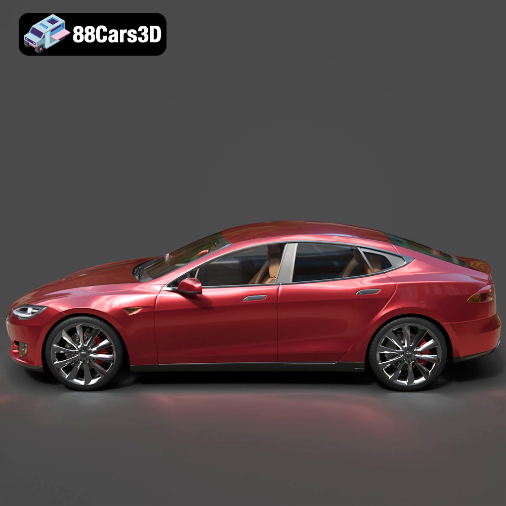 Tesla Model S 2024 3D Model