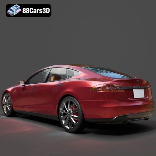 Tesla Model S 2024 3D Model