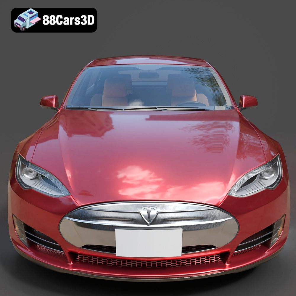 Tesla Model S 2024 3D Model