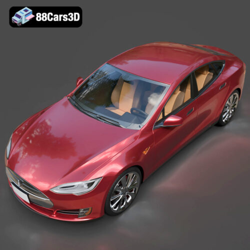 Tesla Model S 2024 3D Model