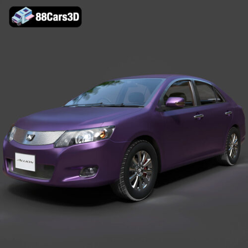 Toyota Allion 2008 3D Model