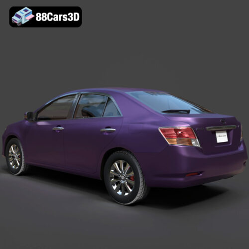 Toyota Allion 2008 3D Model