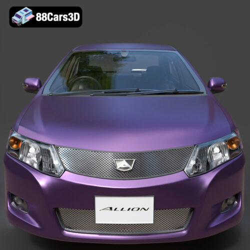 Toyota Allion 2008 3D Model