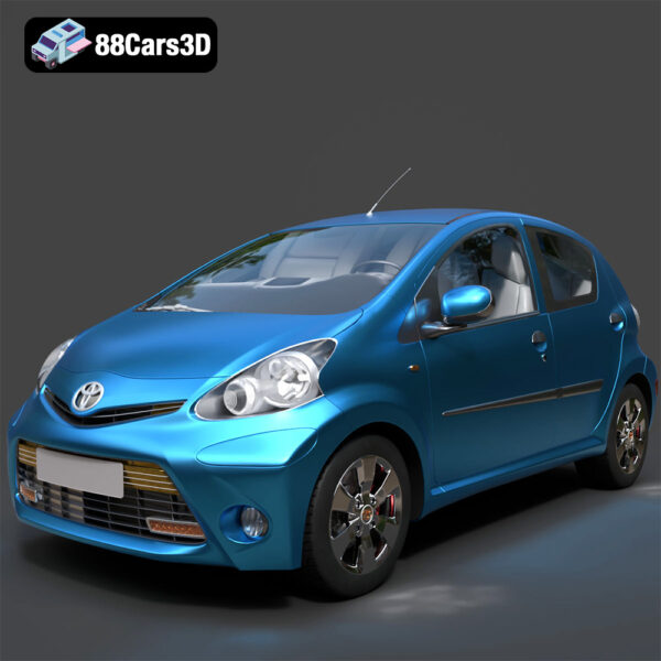 Toyota Aygo 2013 3D Model