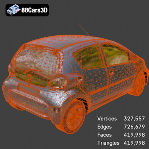 Toyota Aygo 2013 3D Model