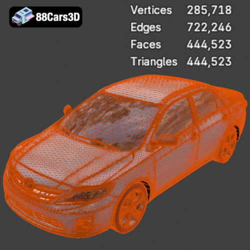 Toyota Corolla 2020 3D Model