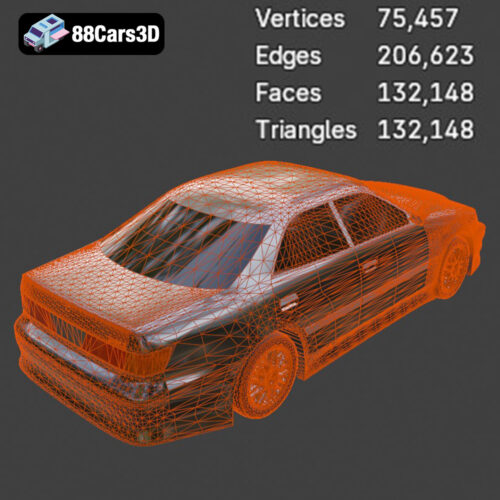 Toyota Mark II (X100) 1998 3D Model