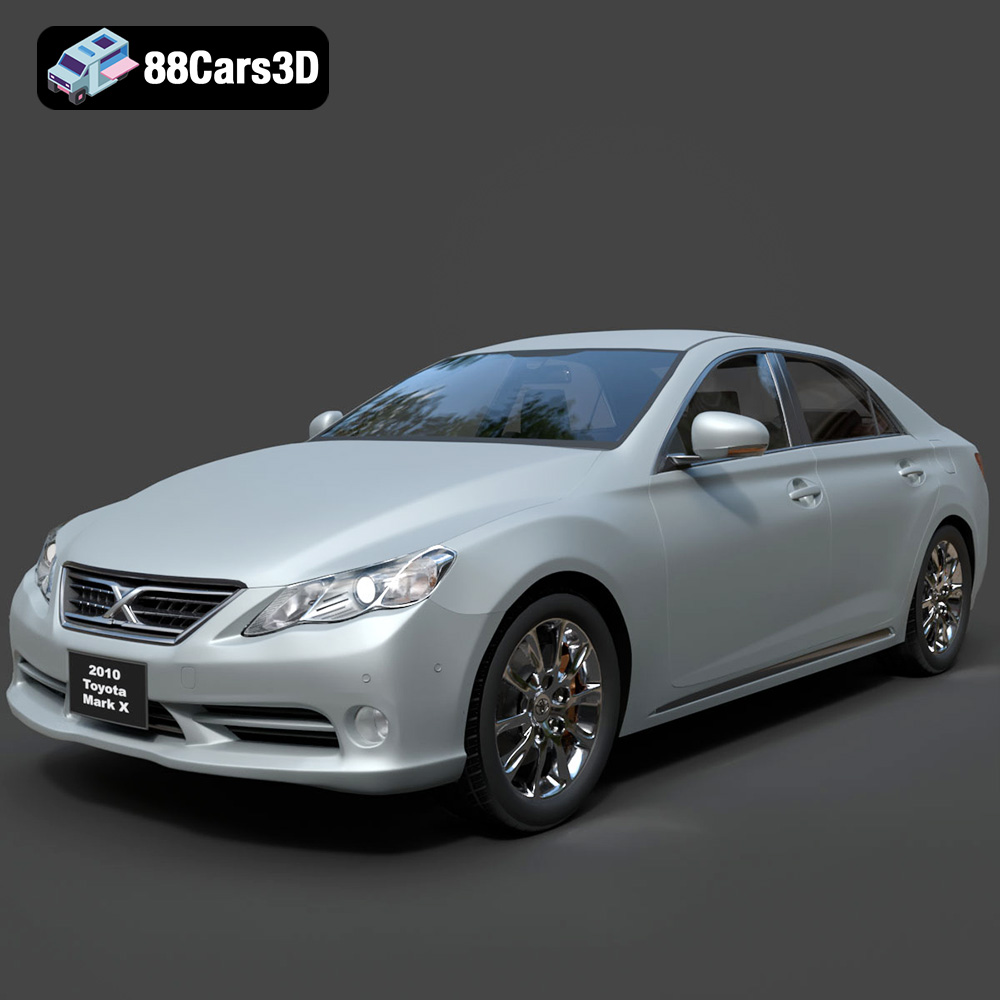 Toyota Mark X 2010 3D Model