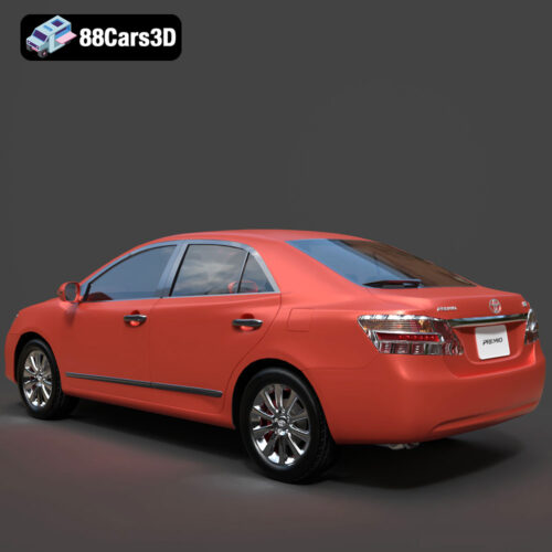 Toyota Premio 2010 3D Model - Gallery Image 3 Toyota Premio 2010 3D Model