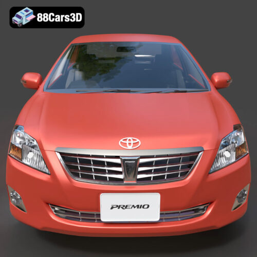 Toyota Premio 2010 3D Model - Gallery Image 7 Toyota Premio 2010 3D Model