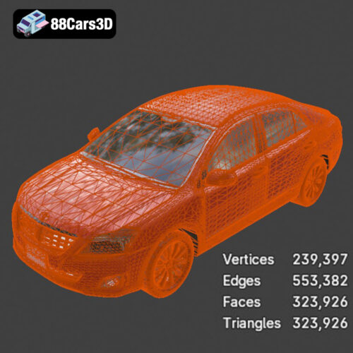 Toyota Premio 2010 3D Model - Gallery Image 5 Toyota Premio 2010 3D Model