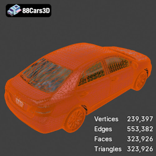 Toyota Premio 2010 3D Model - Gallery Image 4 Toyota Premio 2010 3D Model