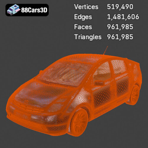 Toyota Prius 2024 3D Model