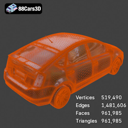 Toyota Prius 2024 3D Model