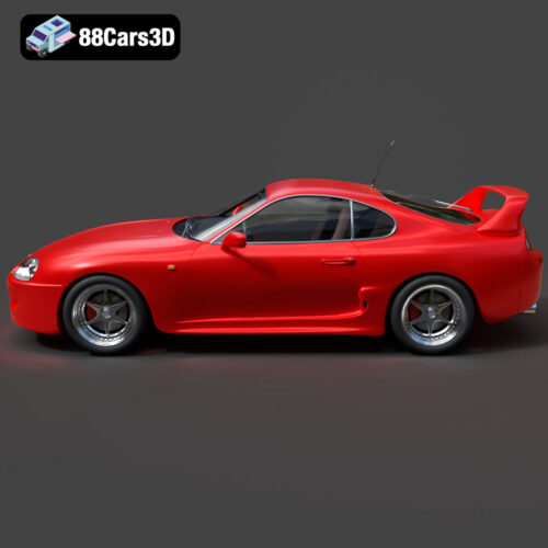 Toyota Supra 2020 3D Model - Gallery Image 3 Toyota Supra 2020 3D Model