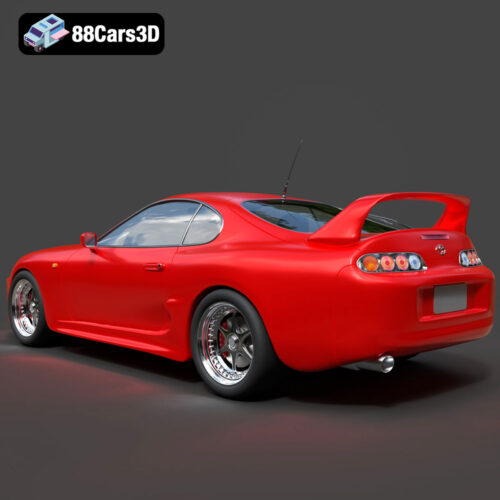 Toyota Supra 2020 3D Model - Gallery Image 1 Toyota Supra 2020 3D Model