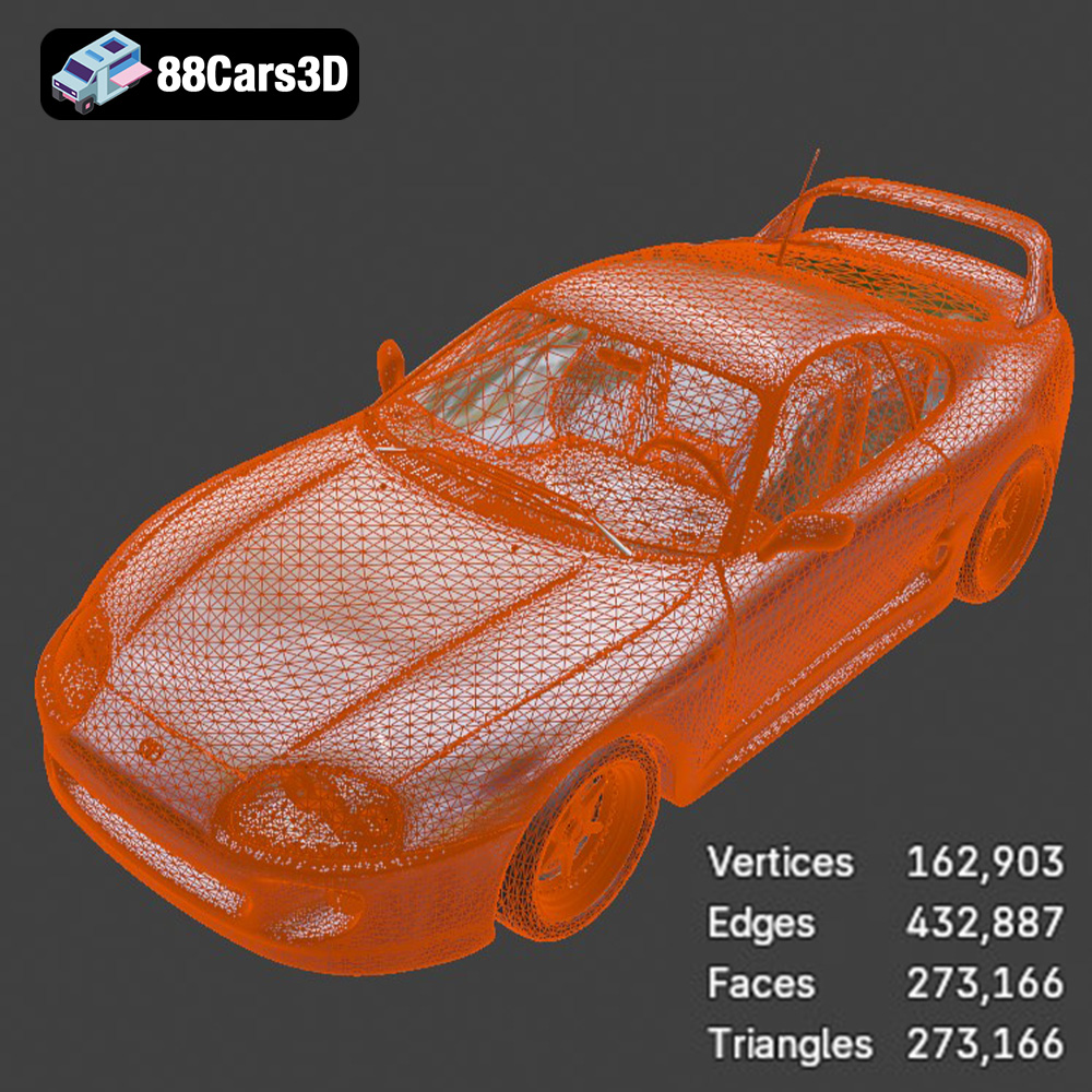 Toyota Supra 2020 3D Model