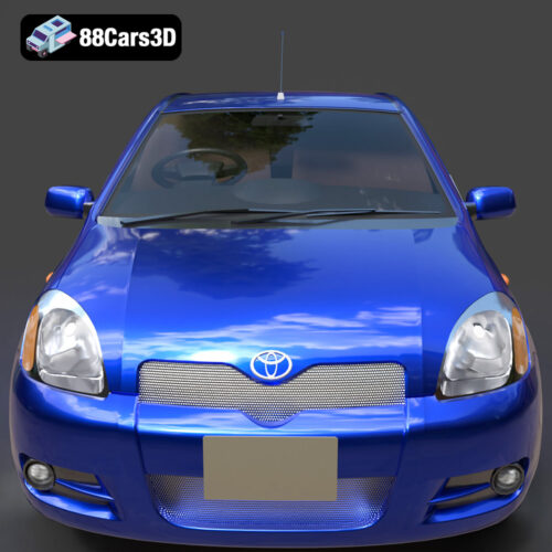 Toyota Yaris 1999 3D Model - Gallery Image 1 Toyota Yaris 1999 3D Model