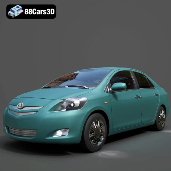 Toyota Yaris Sedan 3D Model