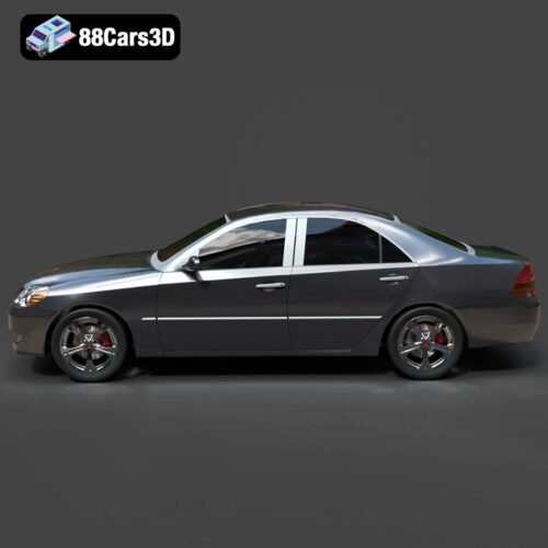 Toyota Mark 2 2001 3D Model - Gallery Image 3 Toyota Mark 2 2001 3D Model