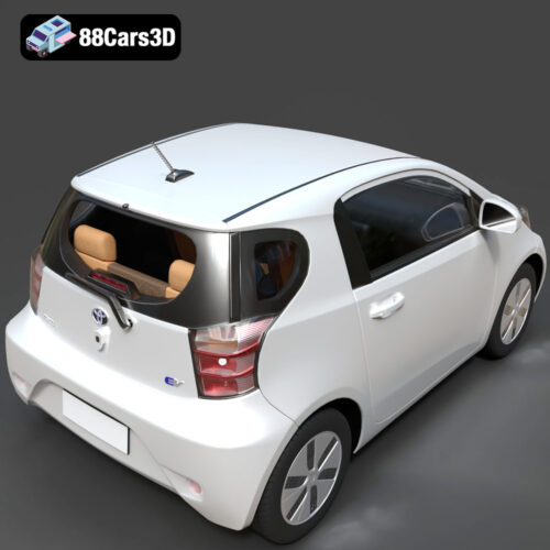 Toyota iQ EV 2012 3D Model
