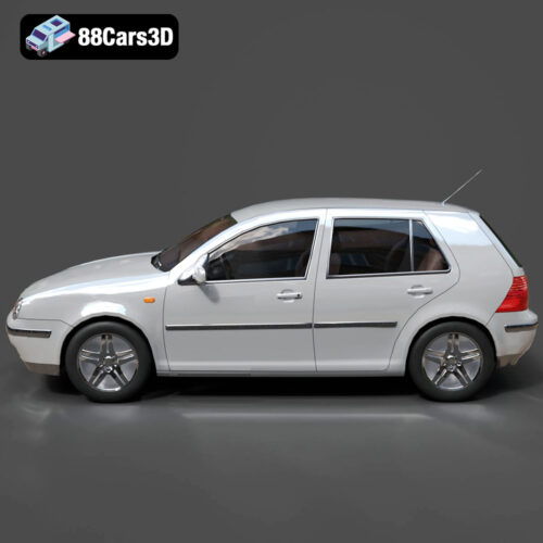 Volkswagen Golf 5-Doors 2018 3D Model - Gallery Image 6 Volkswagen Golf 5-Doors 2018 3D Model