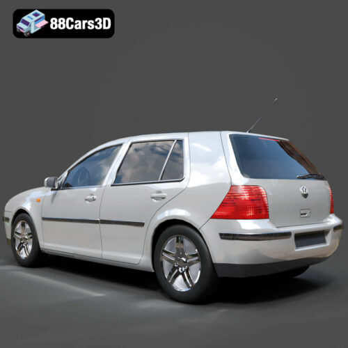 Volkswagen Golf 5-Doors 2018 3D Model - Gallery Image 4 Volkswagen Golf 5-Doors 2018 3D Model
