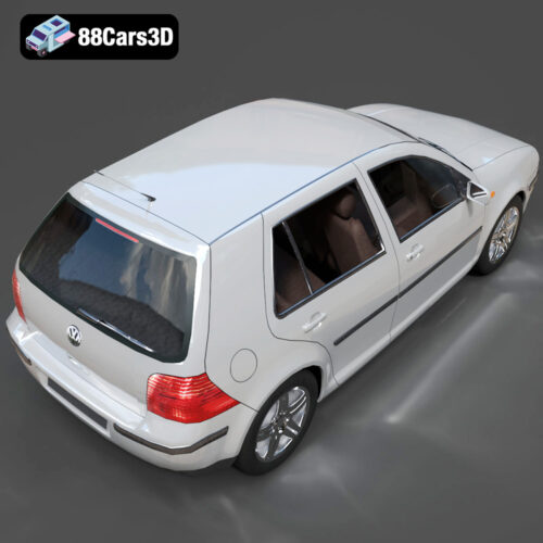 Volkswagen Golf 5-Doors 2018 3D Model - Gallery Image 1 Volkswagen Golf 5-Doors 2018 3D Model